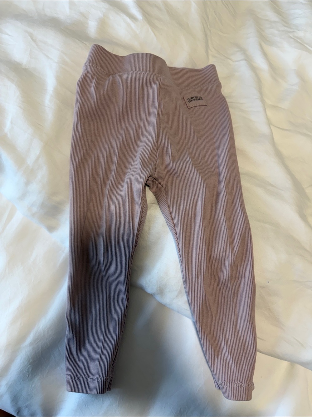 Zara Ribbed Leggings in Mauve